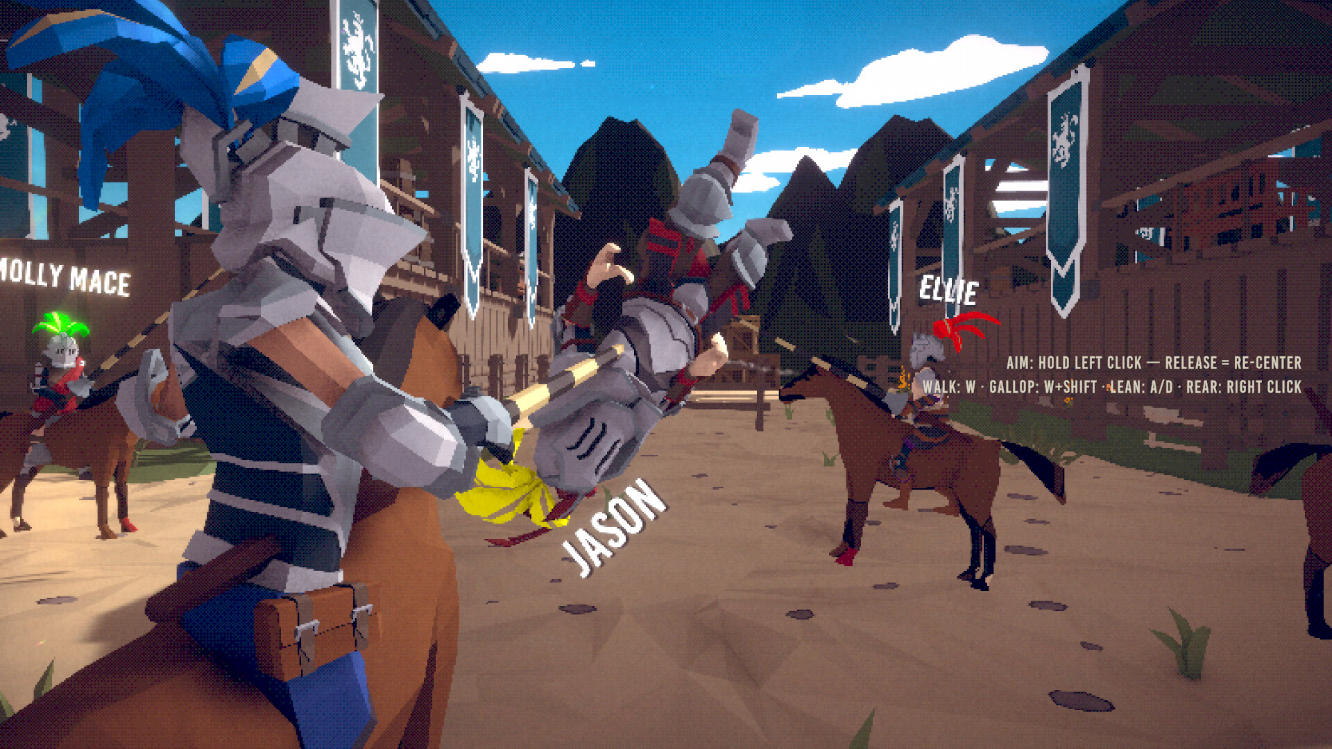 騎士に扮して危険な競技に挑むカオスなパーティーゲーム『Knight's Party』Steamストアページ公開_008