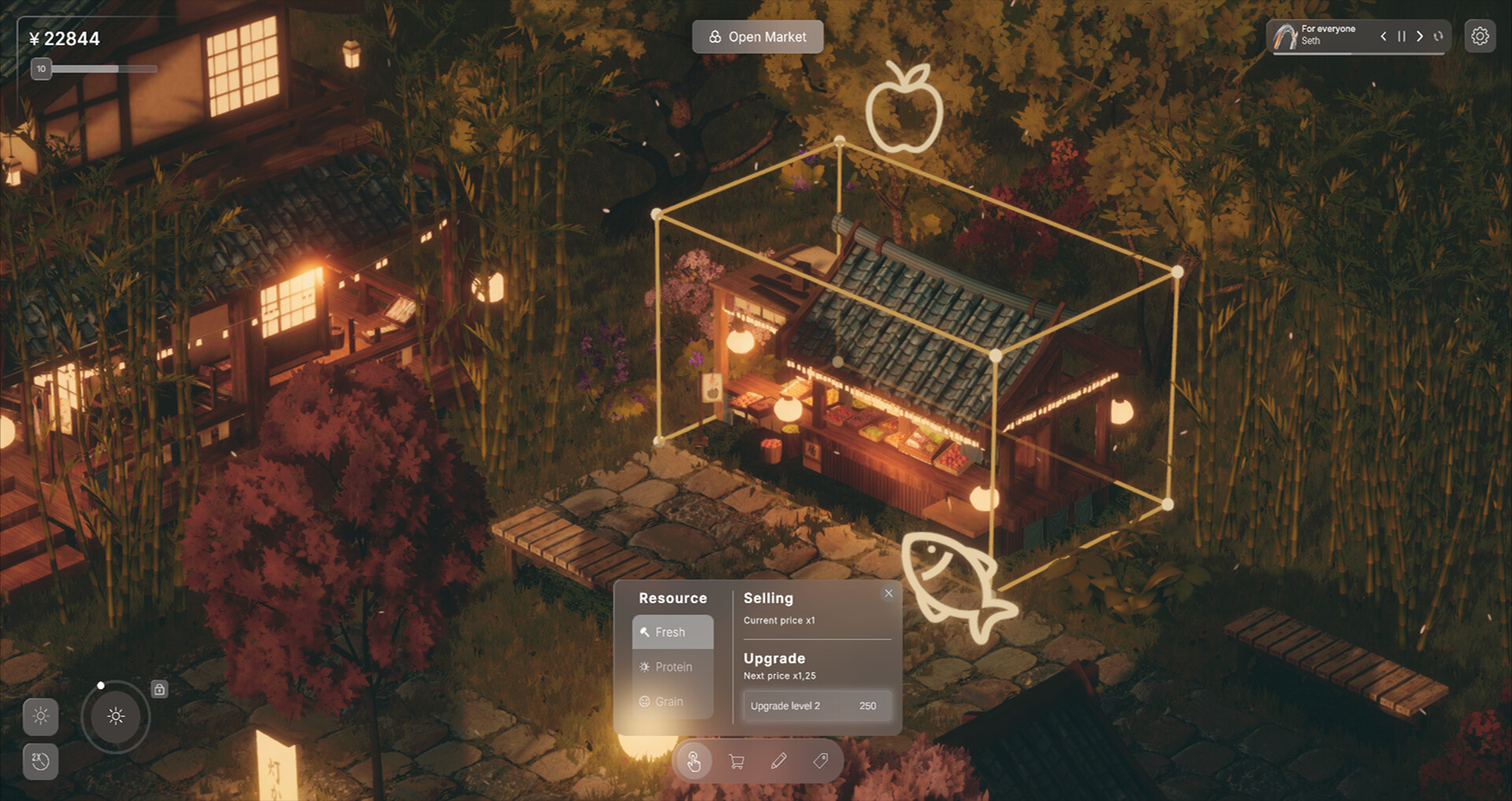 『Oboro no Ichi』の公式トレーラーが公開。日本風の市場を築き、成長させていくサンドボックスゲーム_004