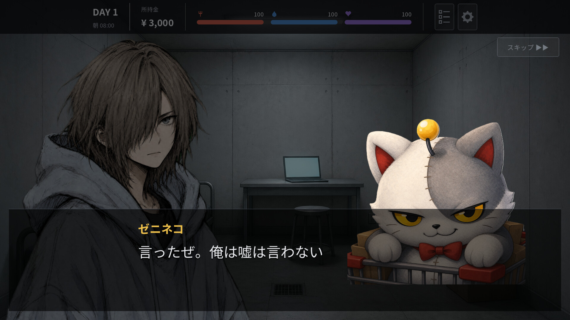 『絶望ショッピング』発表。閉鎖空間で「通販サイト」を使って30日間を生き延びるホラーゲーム_001