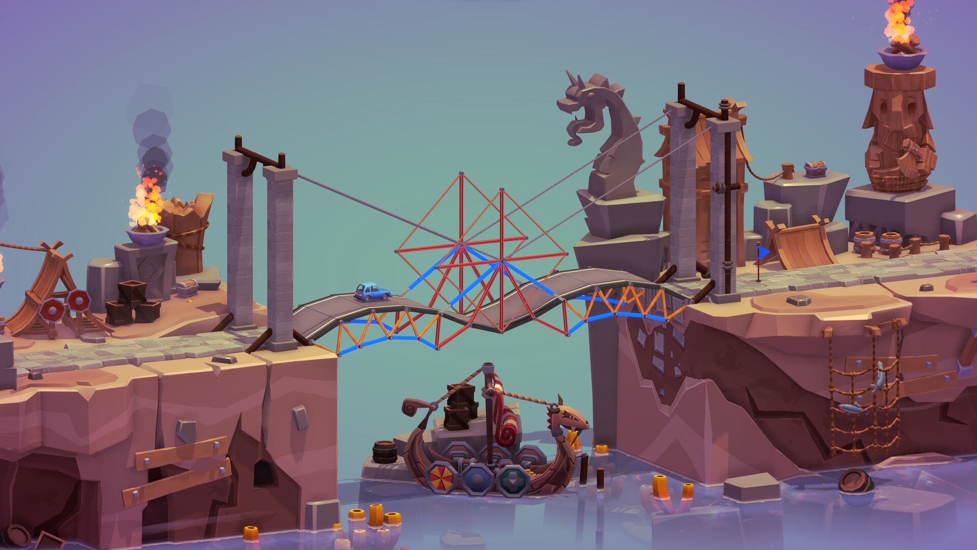 “圧倒的に好評”な橋建設パズルゲーム『Poly Bridge 3』を70%オフで買えるセールがSteamで開催中_001