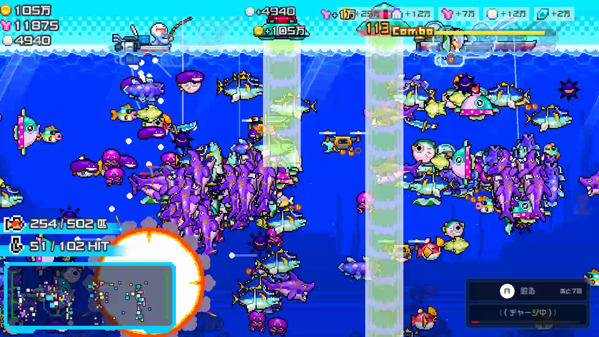 1億匹の魚“全て”を釣り上げるインクリメンタルゲーム『海の魚、ぜんぶ釣る』Steamストアページが公開_005
