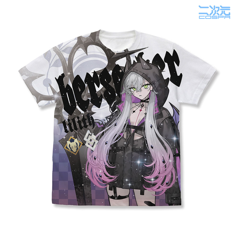 『FGO』の人気キャラ「リリス」がでっかくプリントされたTシャツが予約受付開始。1枚で主役を張れる全面プリント式_001