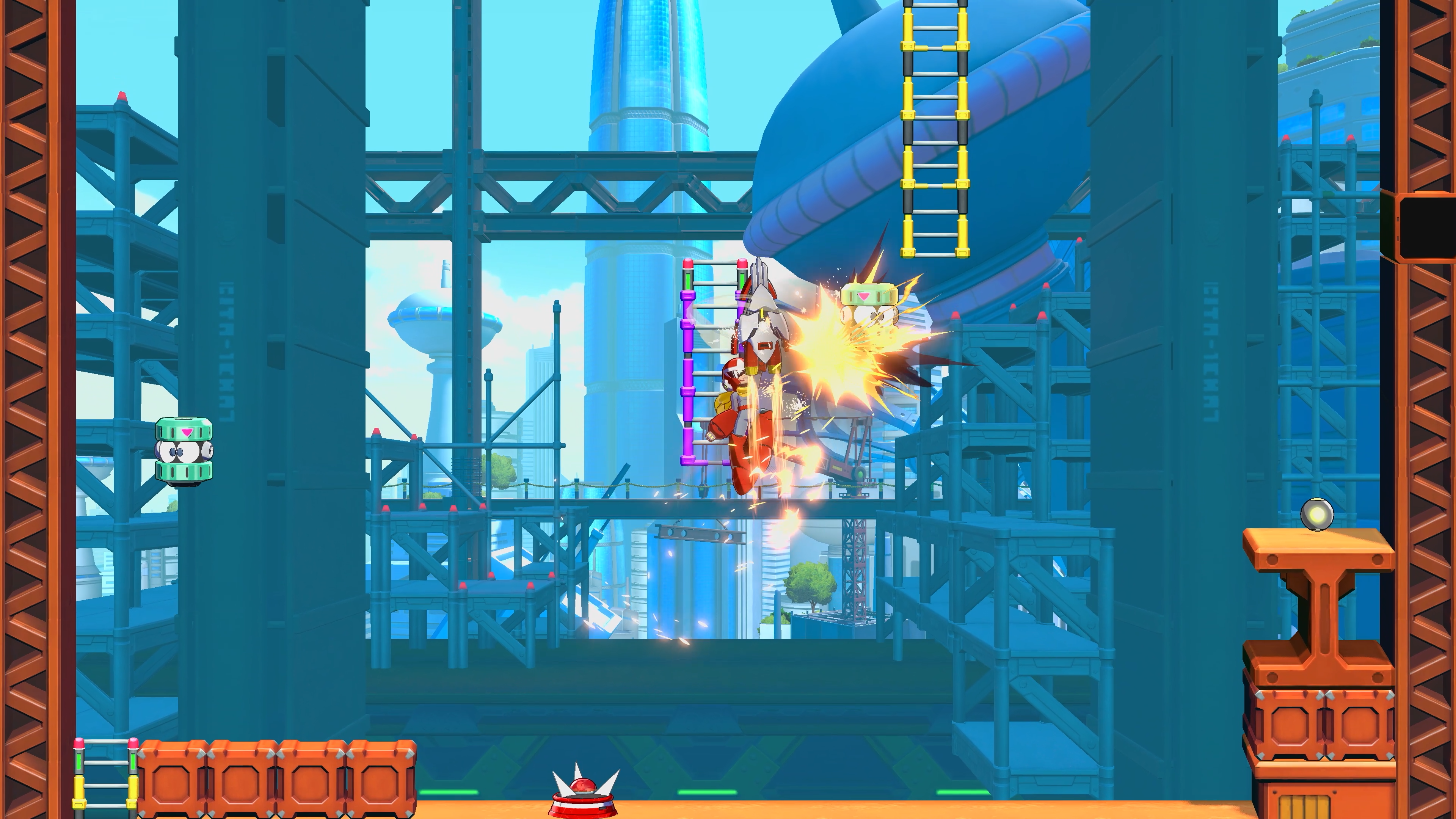 『ロックマン: デュアル オーバーライド』 プレイアブルキャラクター・ブルースのプレイ映像が公開_008