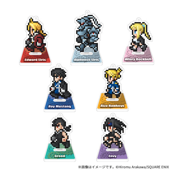 『鋼の錬金術師』Dot Artグッズの発売が決定。ドットアートの匠・渋谷員子氏が手がけたドットアートを使用_013