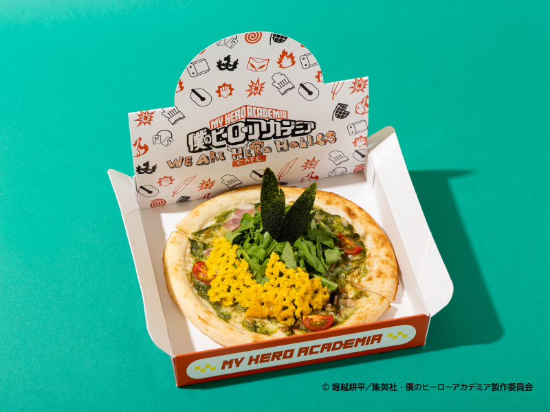 オールマイトのピザがインパクト抜群。『ヒロアカ』コラボカフェが10月16日より開催決定_010