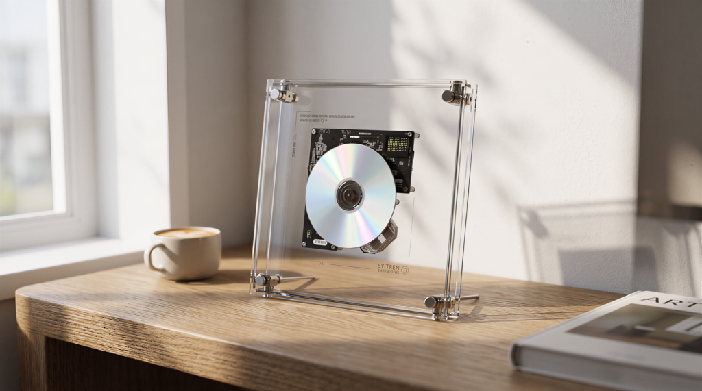 透明CDプレーヤー「SYITREN RM1」が応援購入サービス「Makuake」にて公開