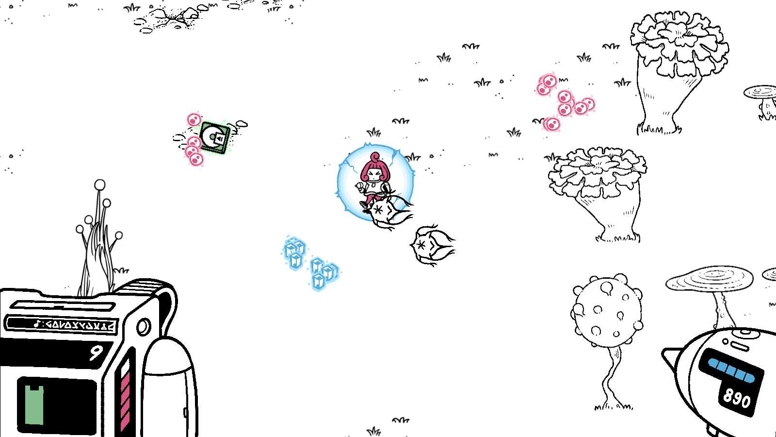 手描きアートで描かれる未知の惑星を探査するゲーム『FANTASTIC JUNCTION』Steamストアページ公開_002