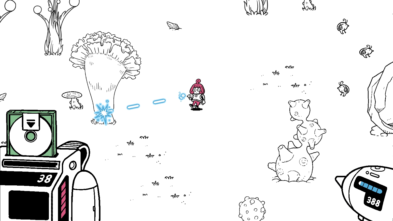 手描きアートで描かれる未知の惑星を探査するゲーム『FANTASTIC JUNCTION』Steamストアページ公開_001
