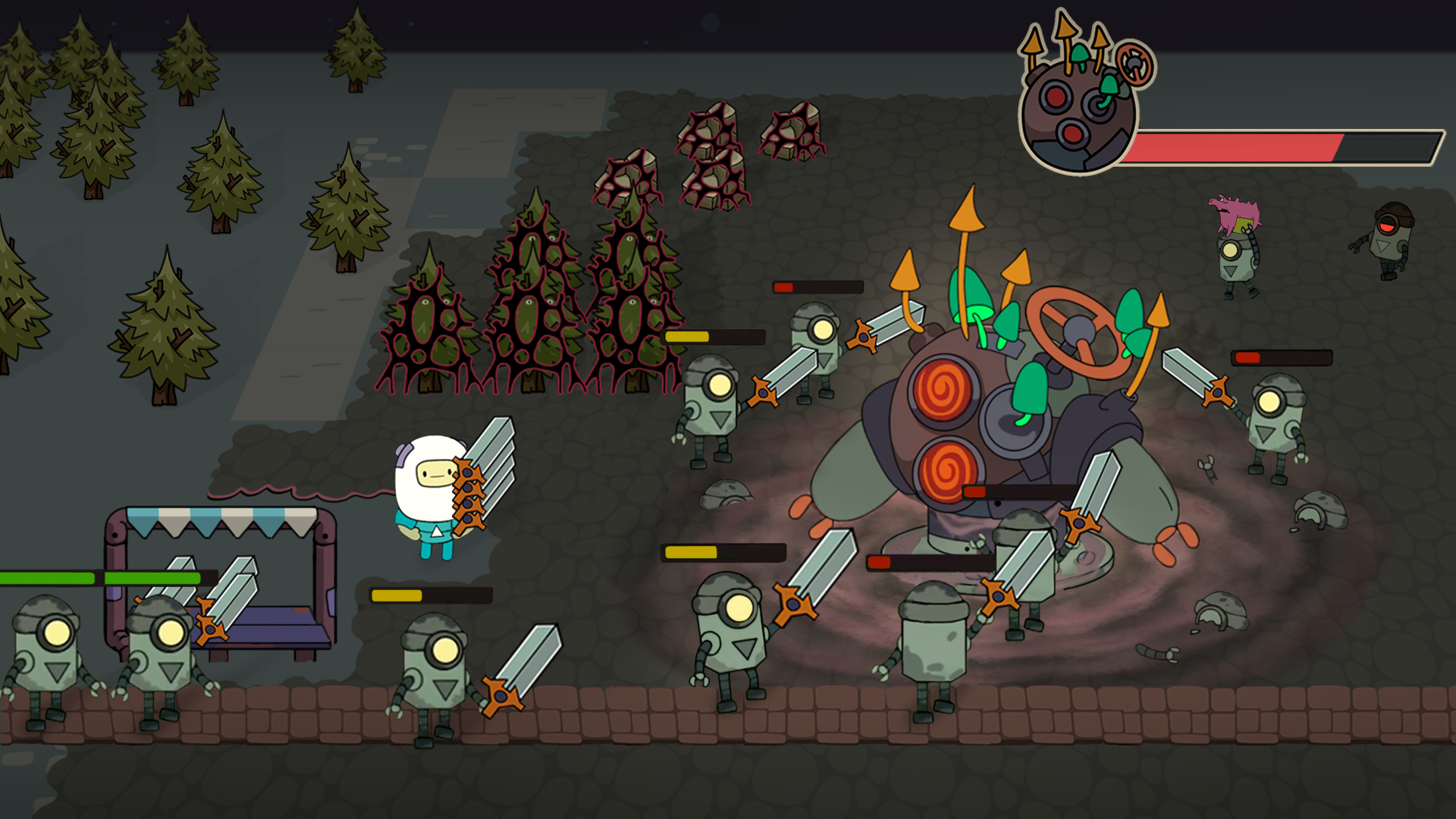 【最大4人】工場を自動化してロボット兵を突撃させまくるローグライト『SuperWEIRD』が面白そう_001