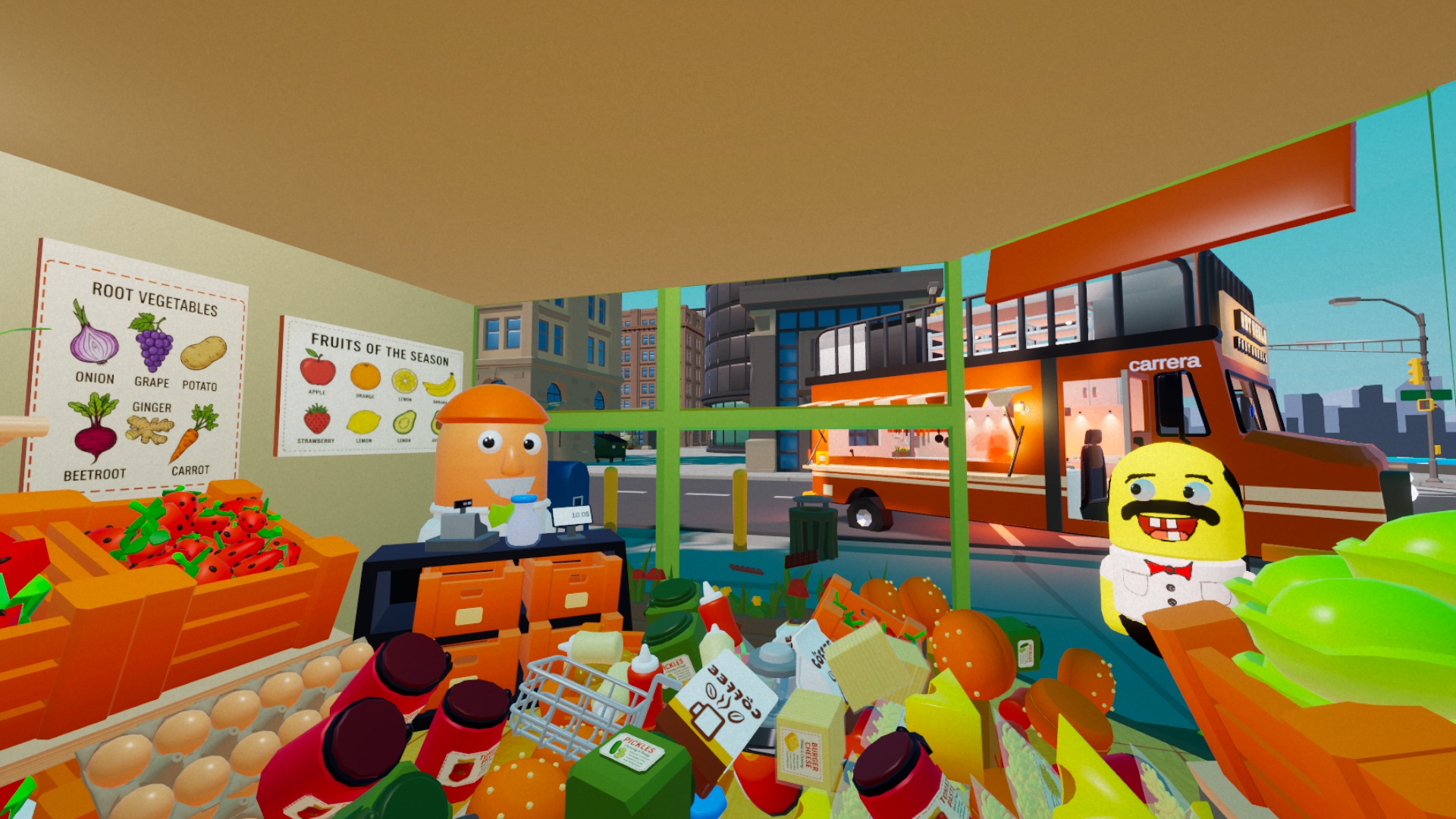 協力型クッキングゲーム『Hot Meals Fast Wheels』の無料プロローグがSteamで配信中_002