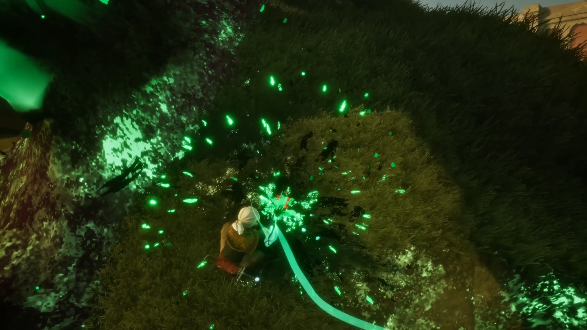 『ナイラとモロスの庭』のゲームプレイトレーラーが公開。『ワンダと巨像』から着想を得た、巨像によじ登るアクションゲーム_003
