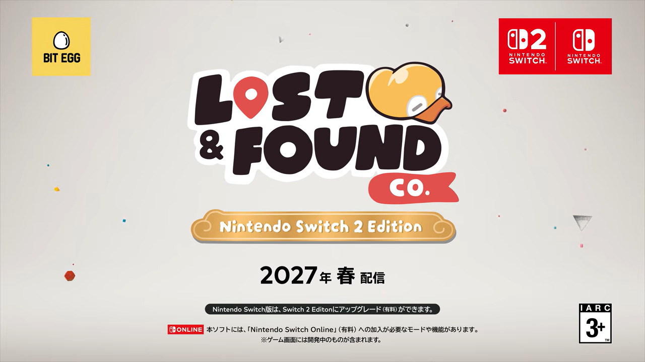 『ロスト&ファウンドCo.』Nintendo Switch、Switch 2版が発表。2027年春に配信へ_006