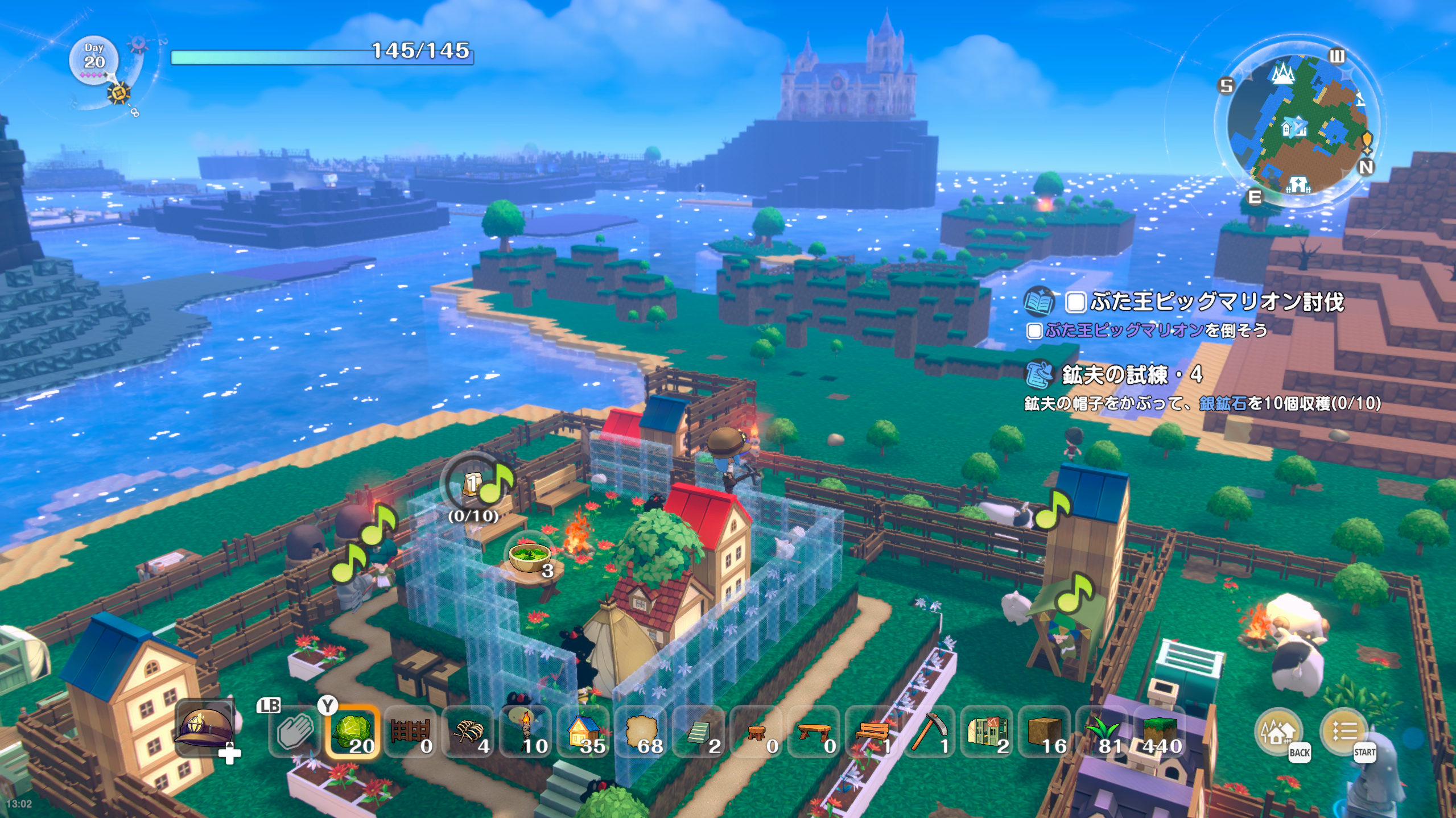 「魔王城の隣」で村づくりするアクションRPG『ワロタ、俺の家のとなり魔王城www』体験版が本日10月8日より配信_010