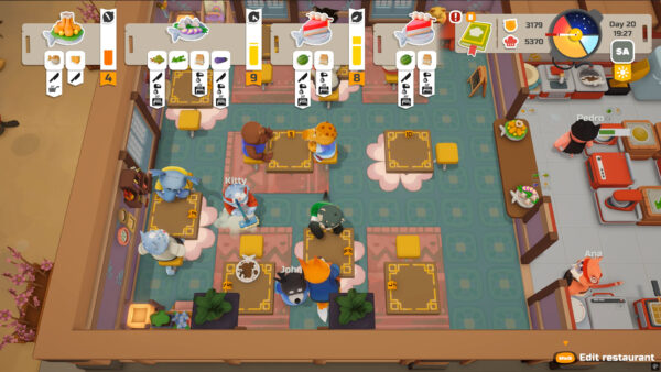 『どうぶつの町の食堂物語』Steamで早期アクセス開始。協力レストラン経営ゲーム_013