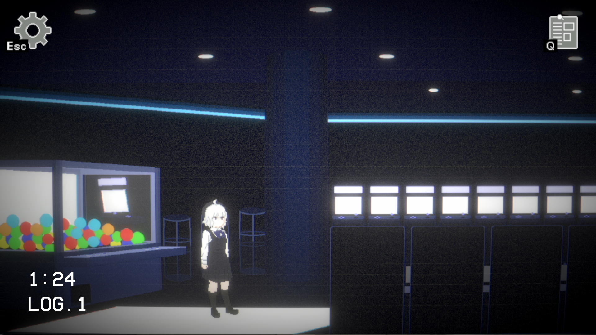少女たちが無人のショッピングモールを探索するゲーム『エンゼルモール』Steamストアページが公開_004