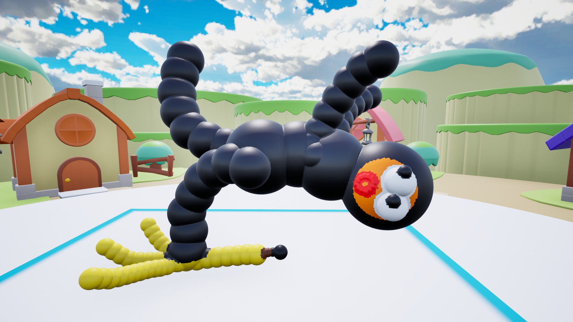 『スーパー画伯』11月4日リリース決定。「3D空間」に“立体作品”を作って当てるお絵描きパーティゲーム_009