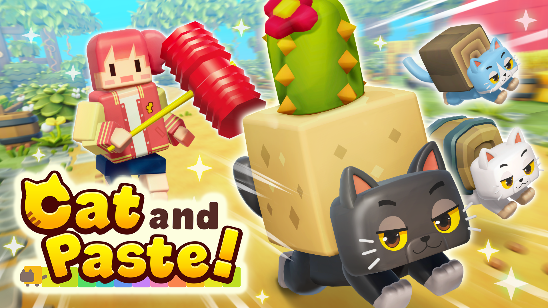『Cat and Paste!』オープンプレイテストが開始。オブジェクトを“コピペ”するネコになる、かくれんぼゲーム_020