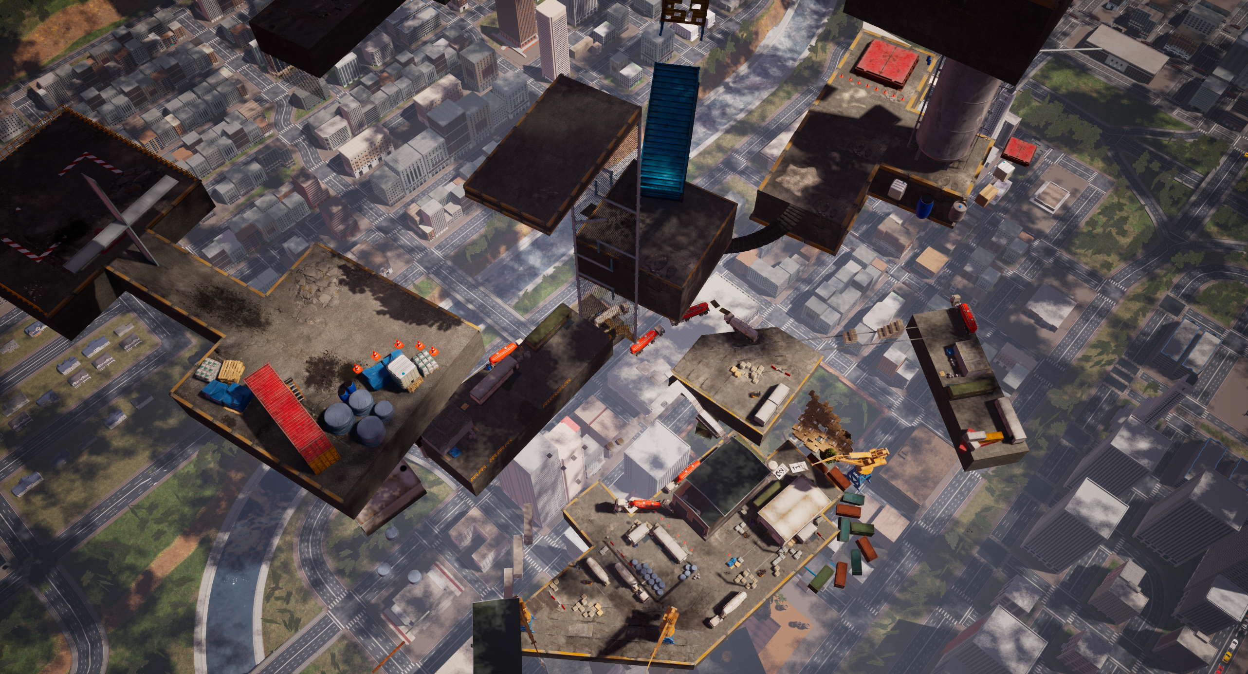 鎖で繋がれたまま地獄を登る協力ゲーム『Chained Together』に「会社」風の新マップが11月12日に無料追加_002