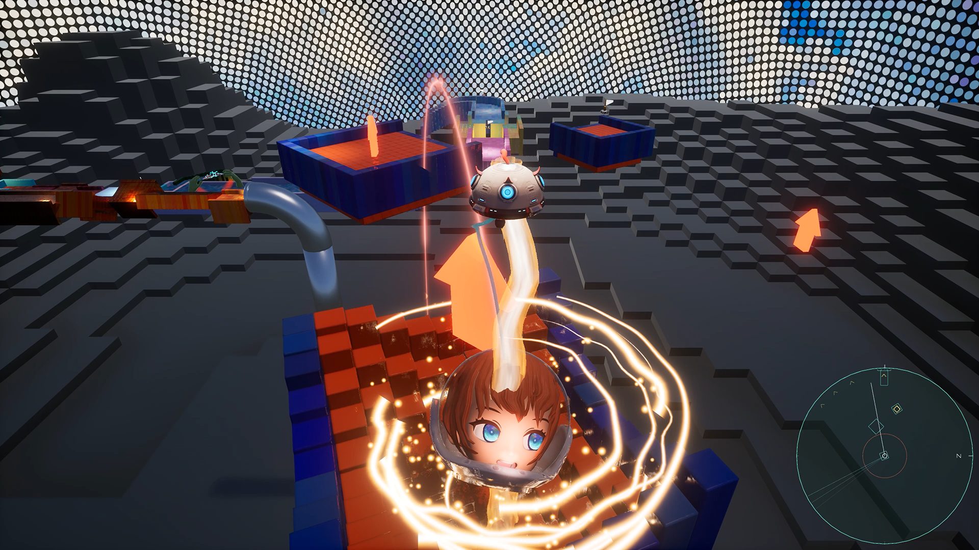 生首を重力で転がす3D物理アクションゲーム『生首コロコロパイロット』Steamストアページが公開
_005