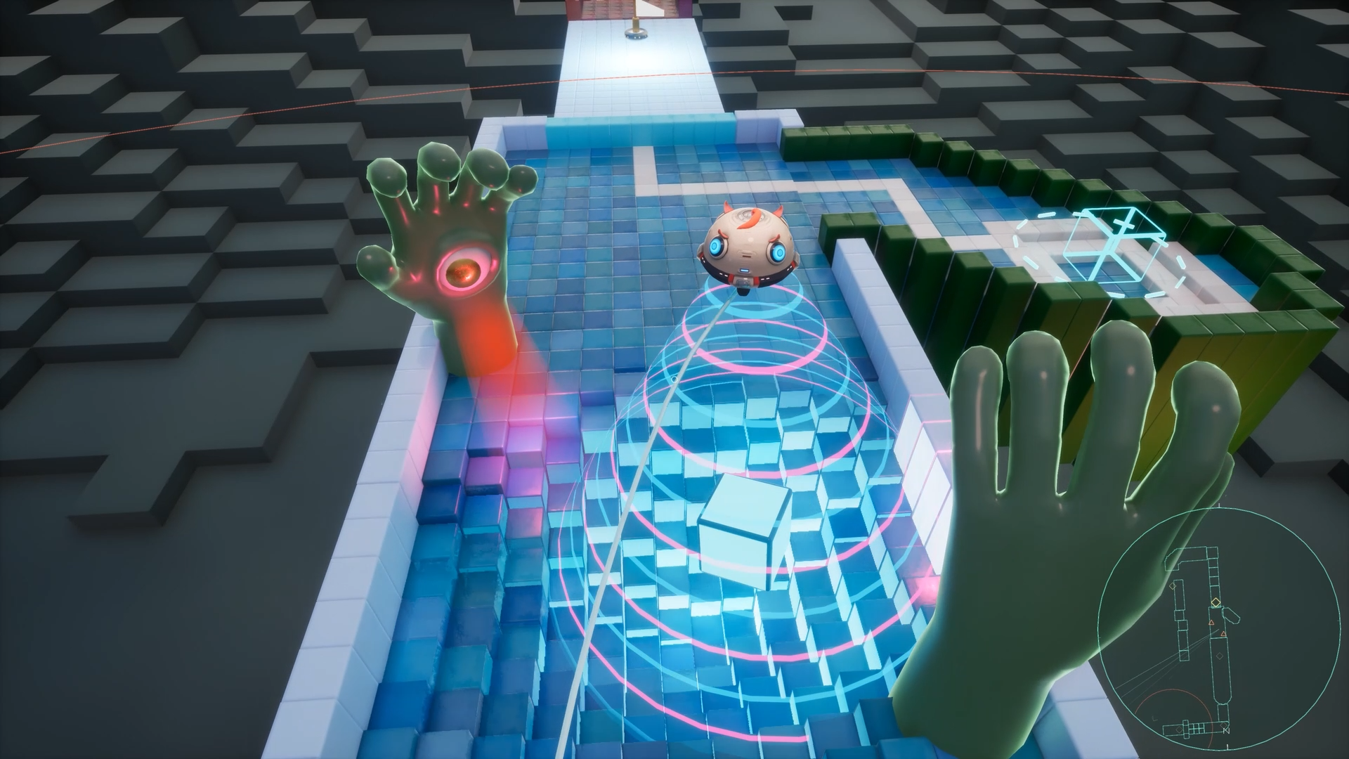 生首を重力で転がす3D物理アクションゲーム『生首コロコロパイロット』Steamストアページが公開
_002