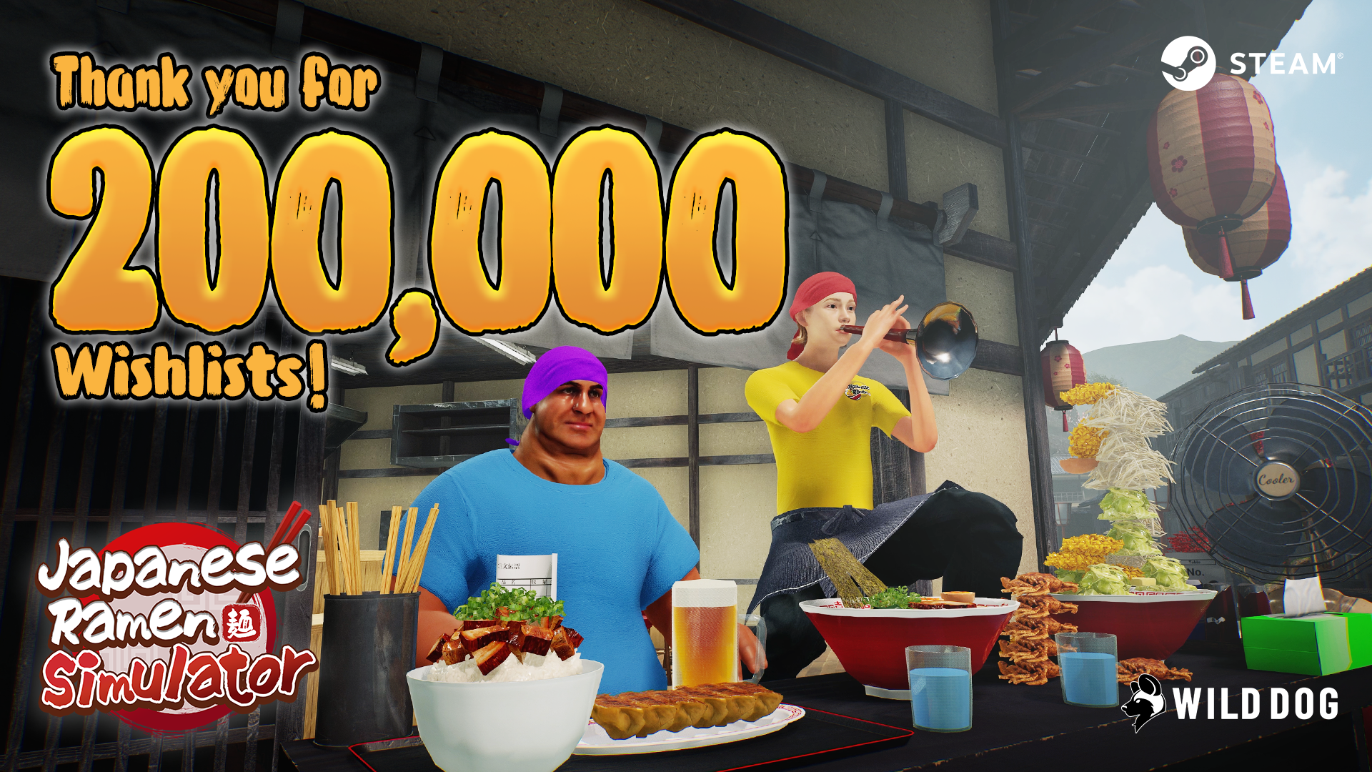 新作ラーメン店経営ゲーム『Japanese Ramen Simulator』早期アクセス版がSteamにて10月9日発売決定_010