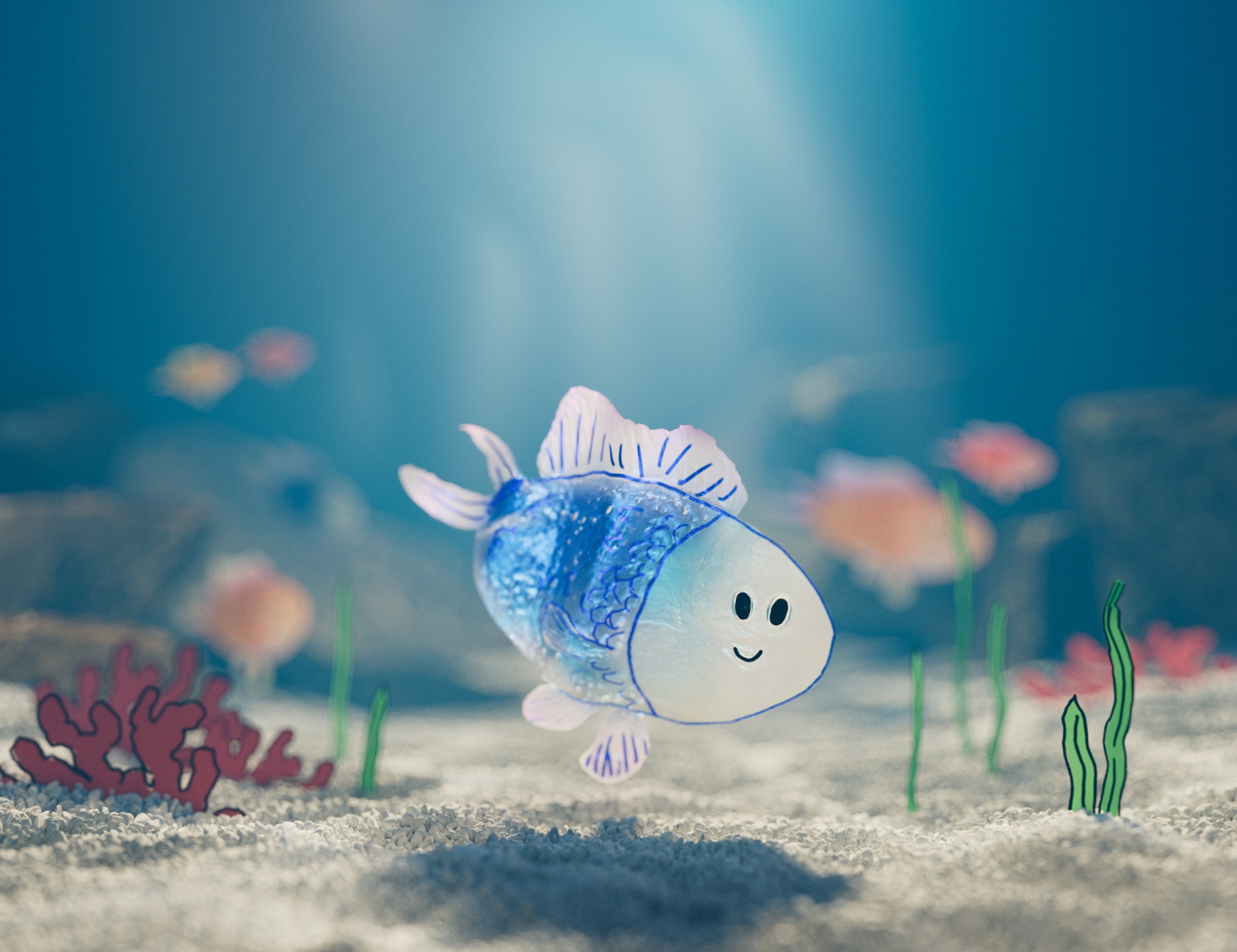 『Drawquarium』を11月13日に発売決定。“自分でデザインした魚”が水槽で動き回るシミュレーションゲーム_006