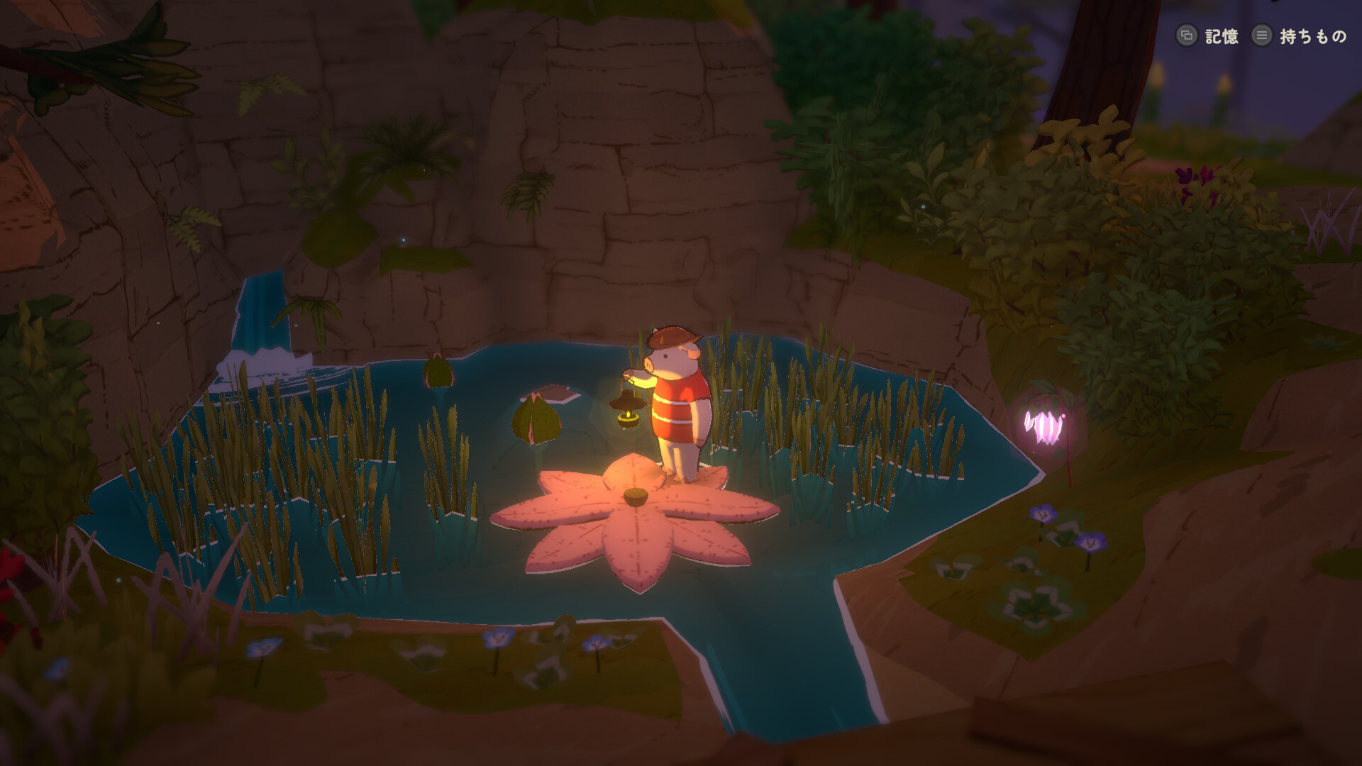 絵本のような世界で“ブタの配達人”が大冒険する謎解きゲーム『A Tiny Wander』がかわいい_002