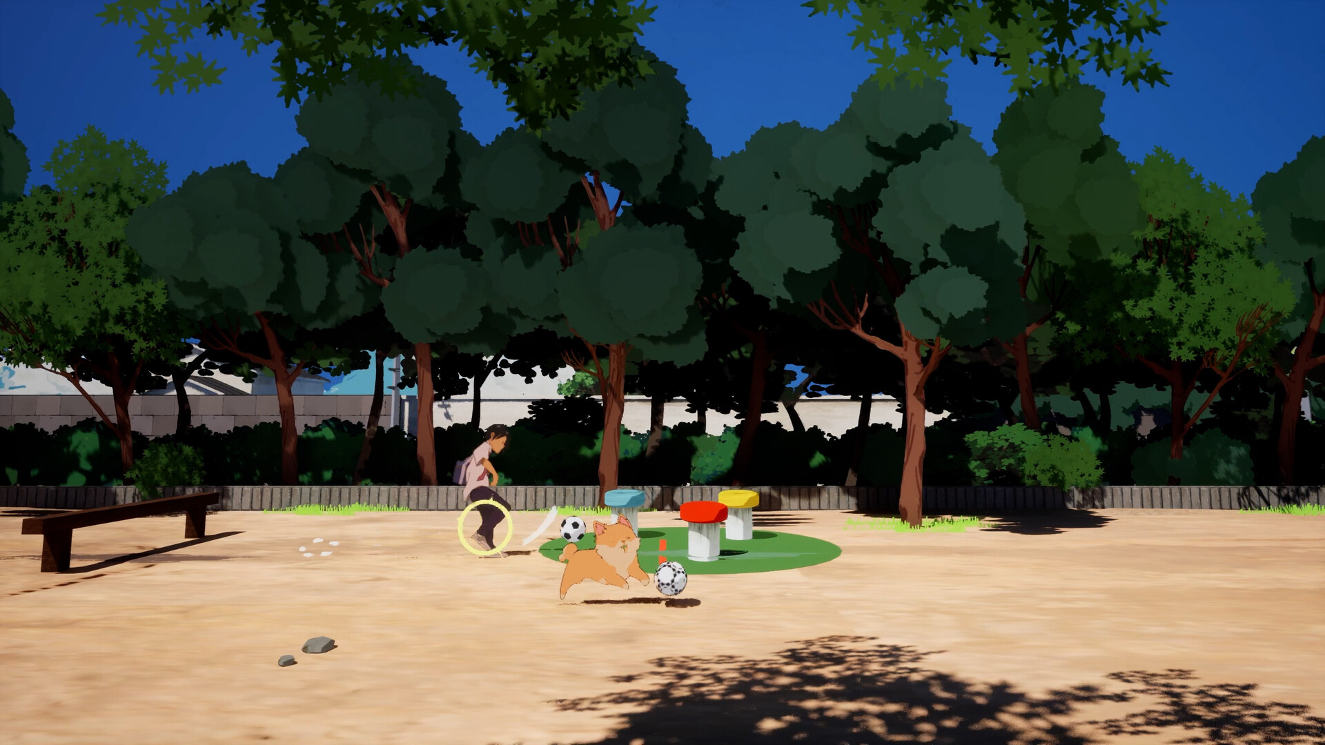 日本風な街並みを“サッカーボール”を蹴りながら駆け抜けるゲーム『Kick』がアオハルすぎる_002