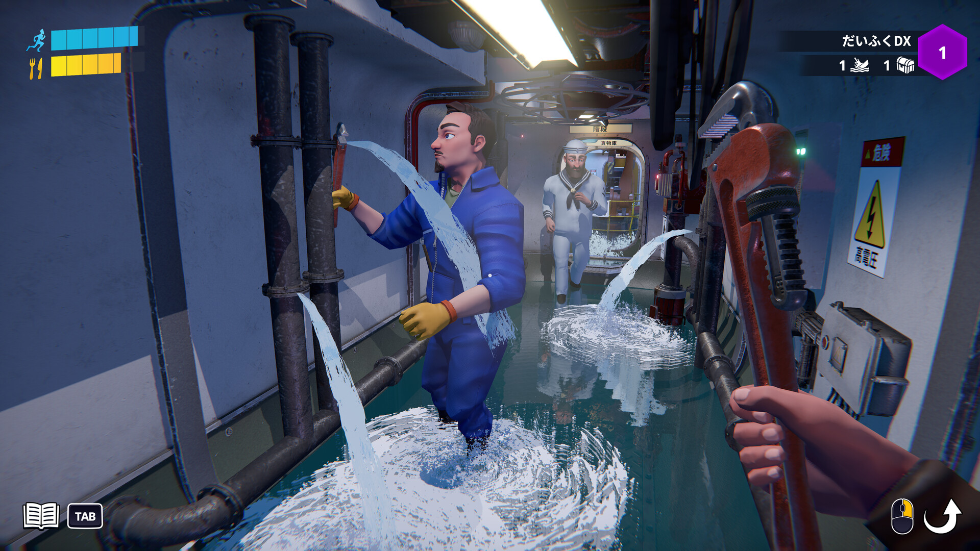 【最大4人】“潜水艦”を操縦するドタバタ協力ゲーム『S.O.N.A.R. - 潜水艦クルー、準備不足!』体験版が配信中_002