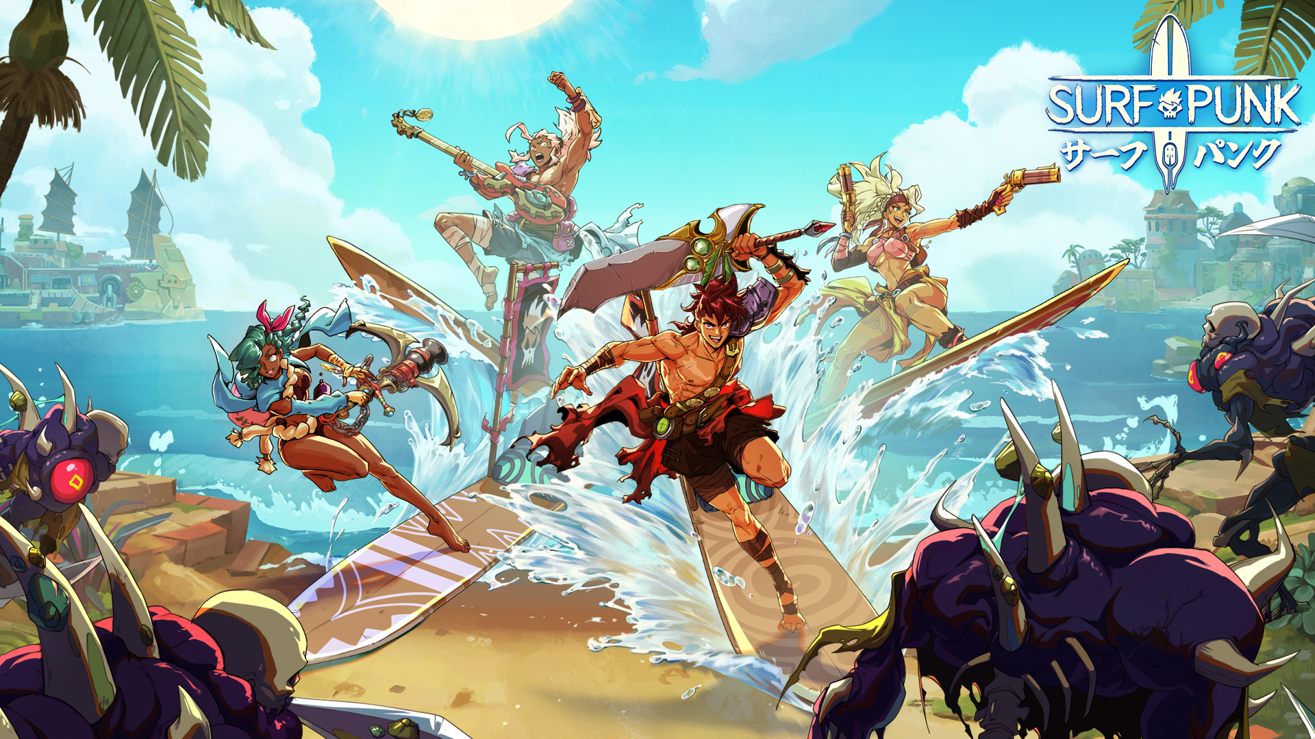 【最大4人】大海原を航海しながら進むアクションRPG『Surfpunk』Steam Nextフェスに参加_013