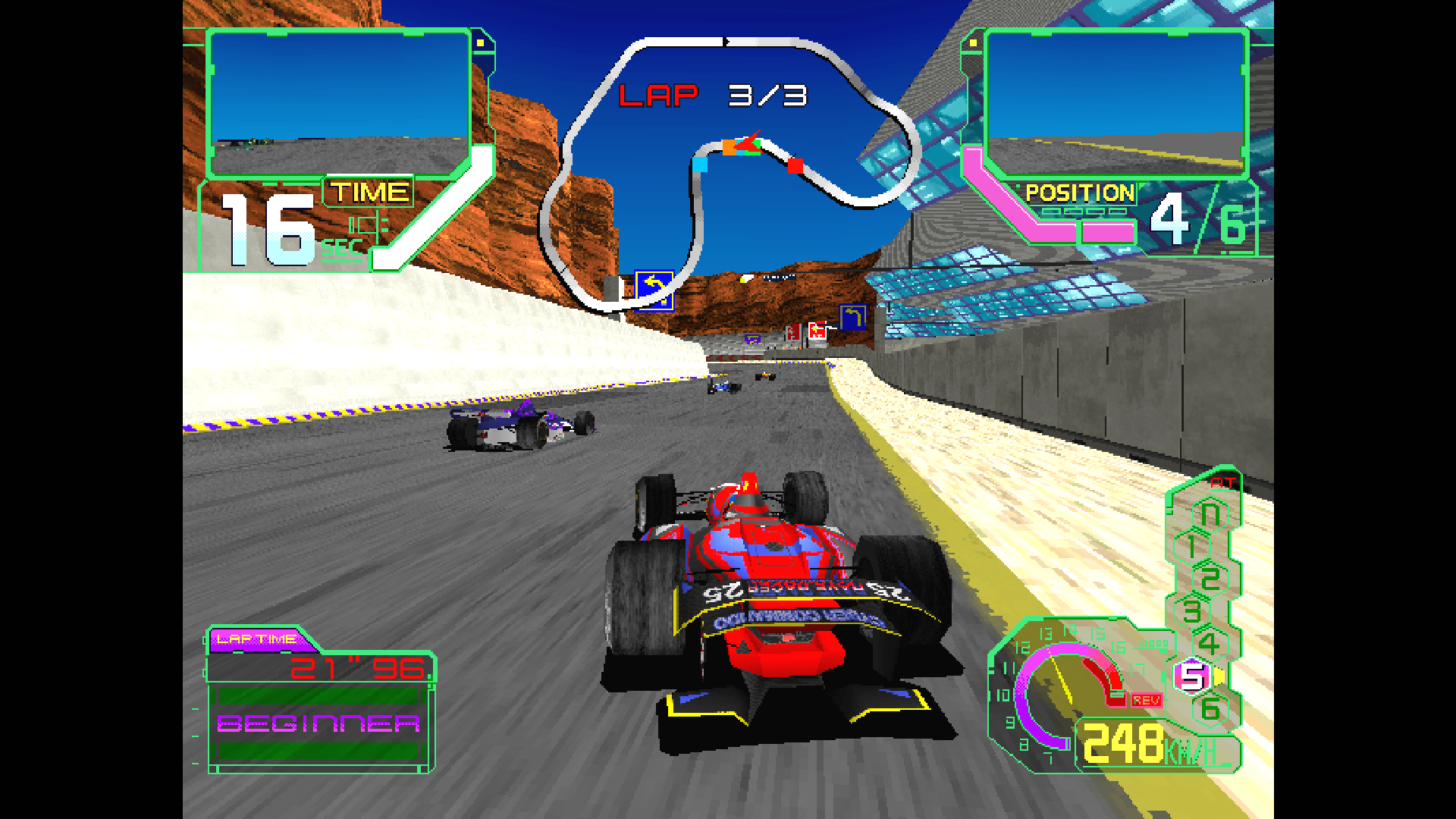 『エースドライバー・ビクトリーラップ』が復刻。1996年にナムコが発売したレースゲーム_001
