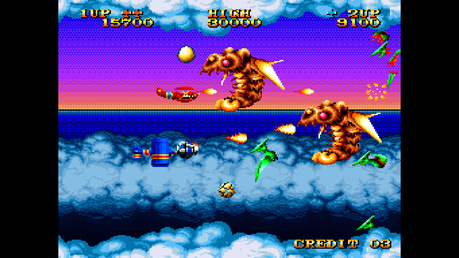 『原始島』がアーケードアーカイブスにて復刻。1989年にSNKより発売されたシューティングゲーム
_007