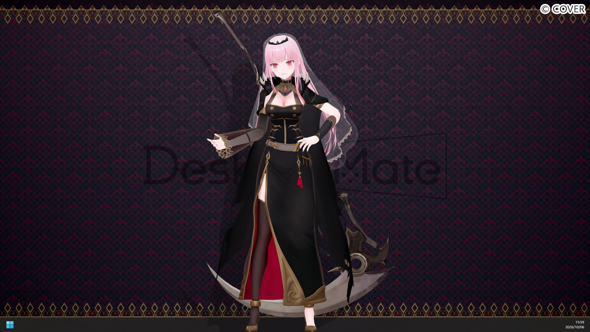 「森カリオペ」がデスクトップで動き回る『Desktop Mate』と「ホロライブ」のコラボDLC第1弾が10月29日に発売_004