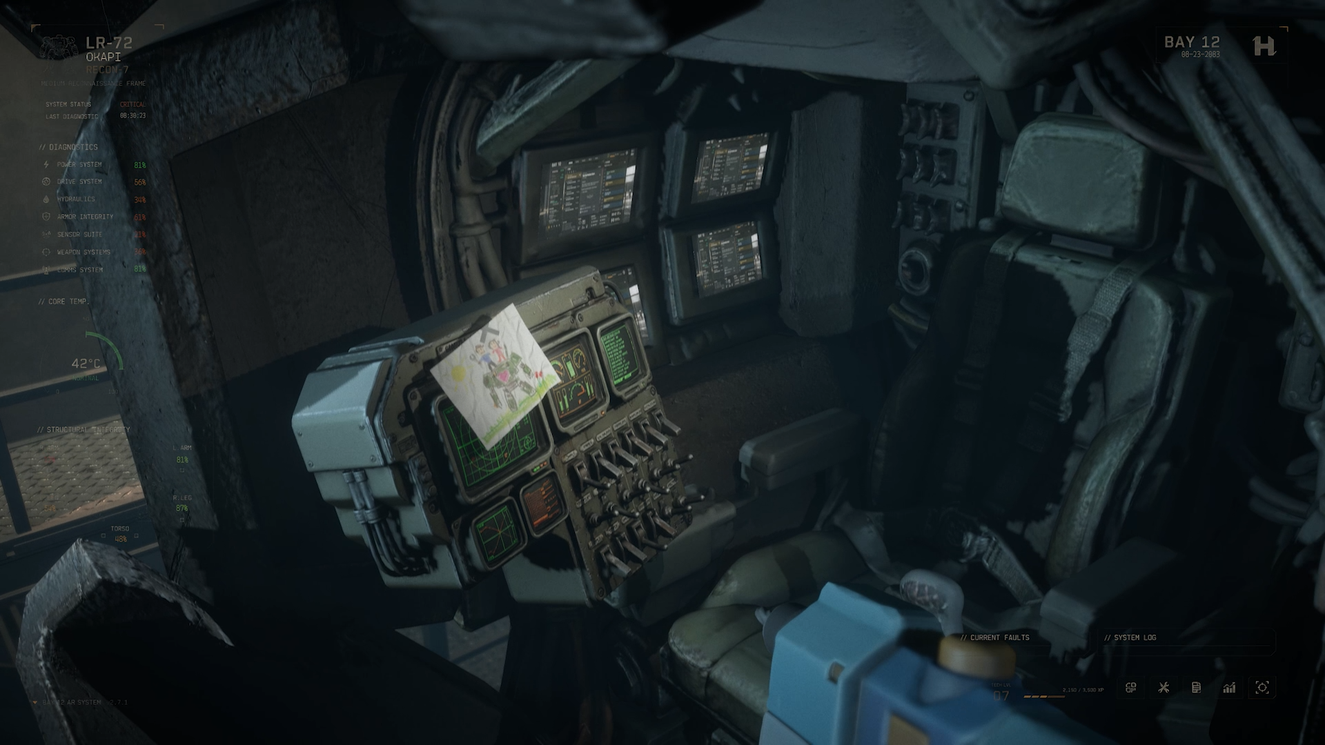 巨大ロボの“整備士”になれるゲーム『Bay 12: Mech Repair』発表。格納庫に運び込まれる傷だらけの機体を修理する_003