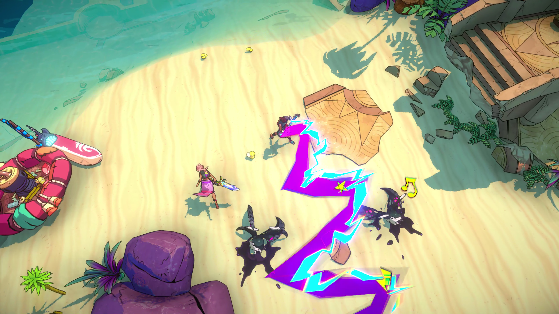 【最大4人】大海原を航海しながら進むアクションRPG『Surfpunk』Steam Nextフェスに参加_007