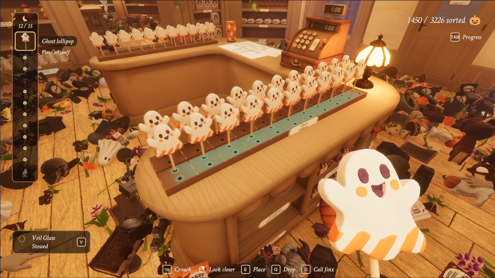 『Tidy Up the Halloween Shop』リリースから2日で非常に好評に。おばけねことハロウィンショップでお片付け_002