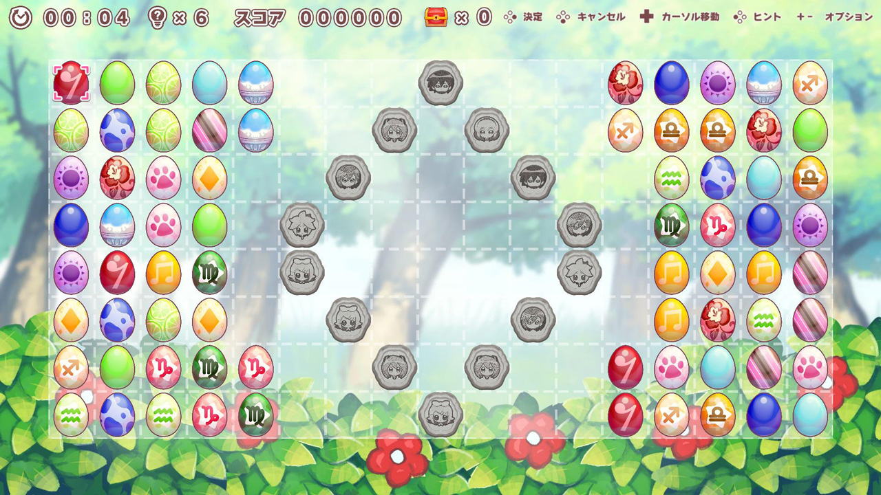 『初音ミク つなげるパズル たまごとり デラックス』が10月29日に発売。同じ柄のたまごをつないで消すパズル_001
