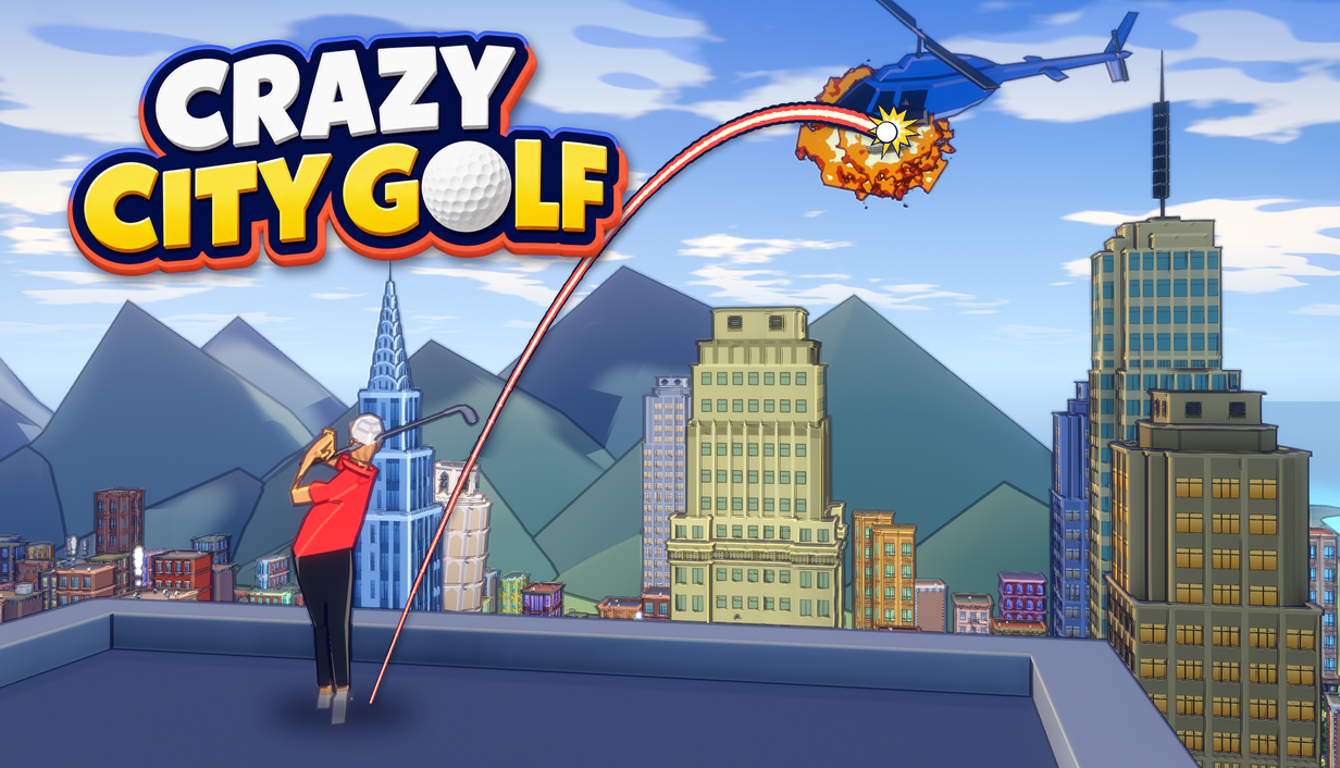 街全体がゴルフコースになるパーティーゲーム『Crazy City Golf』無料体験版がSteamで配信開始_004