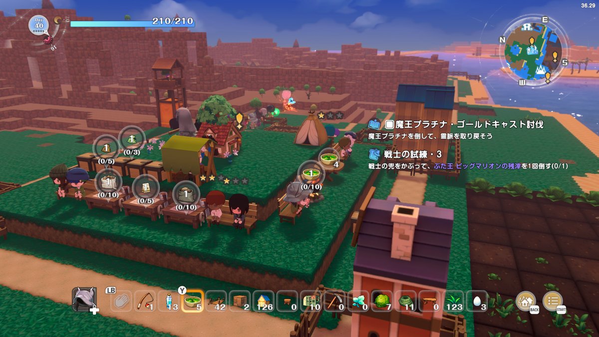 「魔王城の隣」で村づくりするアクションRPG『ワロタ、俺の家のとなり魔王城www』体験版が本日10月8日より配信_004