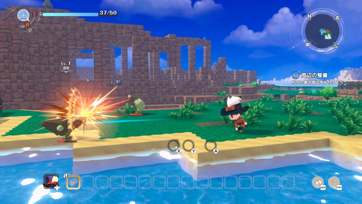 「魔王城の隣」で村づくりするアクションRPG『ワロタ、俺の家のとなり魔王城www』体験版が本日10月8日より配信_005