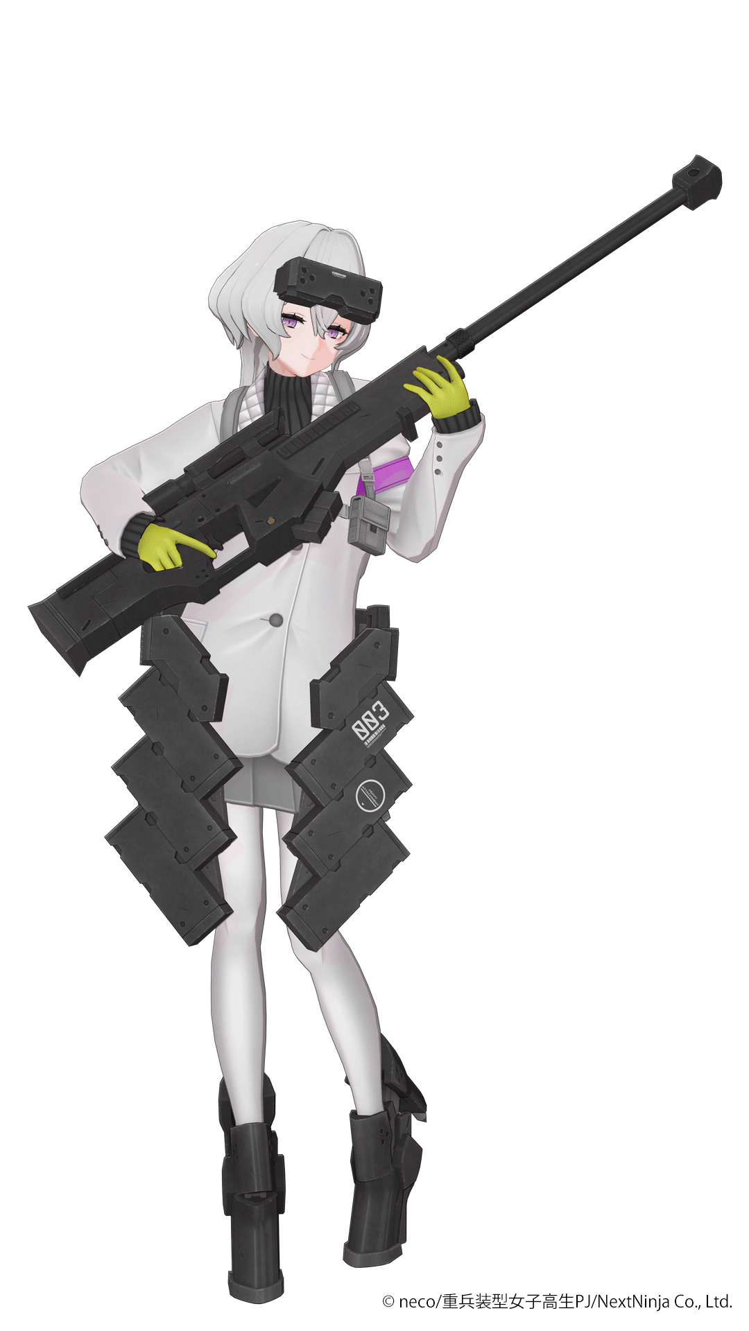 『重兵装型女子高生』のゲーム化が決定。猫の目線で少女たちとの日常を体感_003