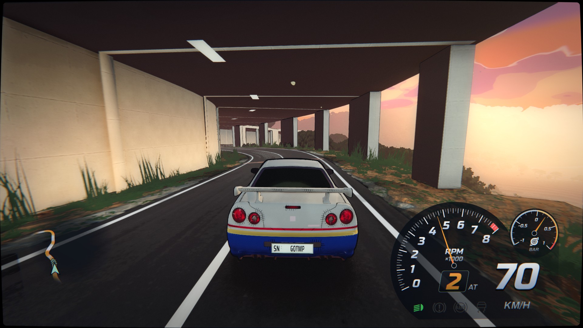 『Ghosts of the Mountain Pass』が開発中。『レーシングラグーン』に影響を受けた公道バトルRPG_002