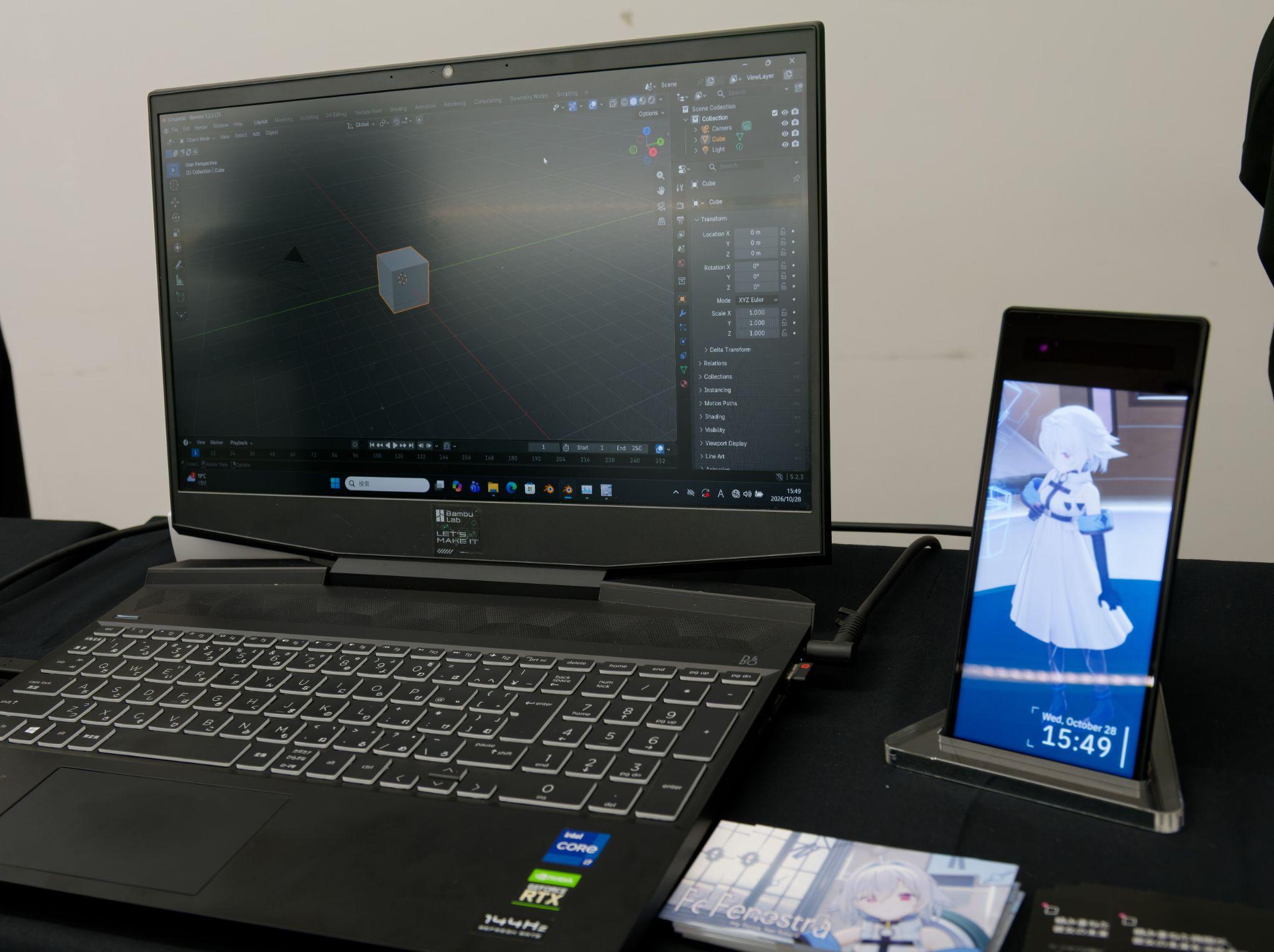 ソニーの空間再現ディスプレイ「ELF-MN1」体験レポート。推しを机上に召喚、専用メガネ等なしの「裸眼3D」で眺められる_011