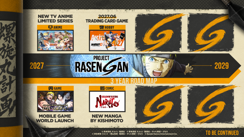 『NARUTO』「PROJECT RASENGAN」が発表。マンガ、アニメ、ゲーム、カードゲーム、すべてを巻き込む新プロジェクト