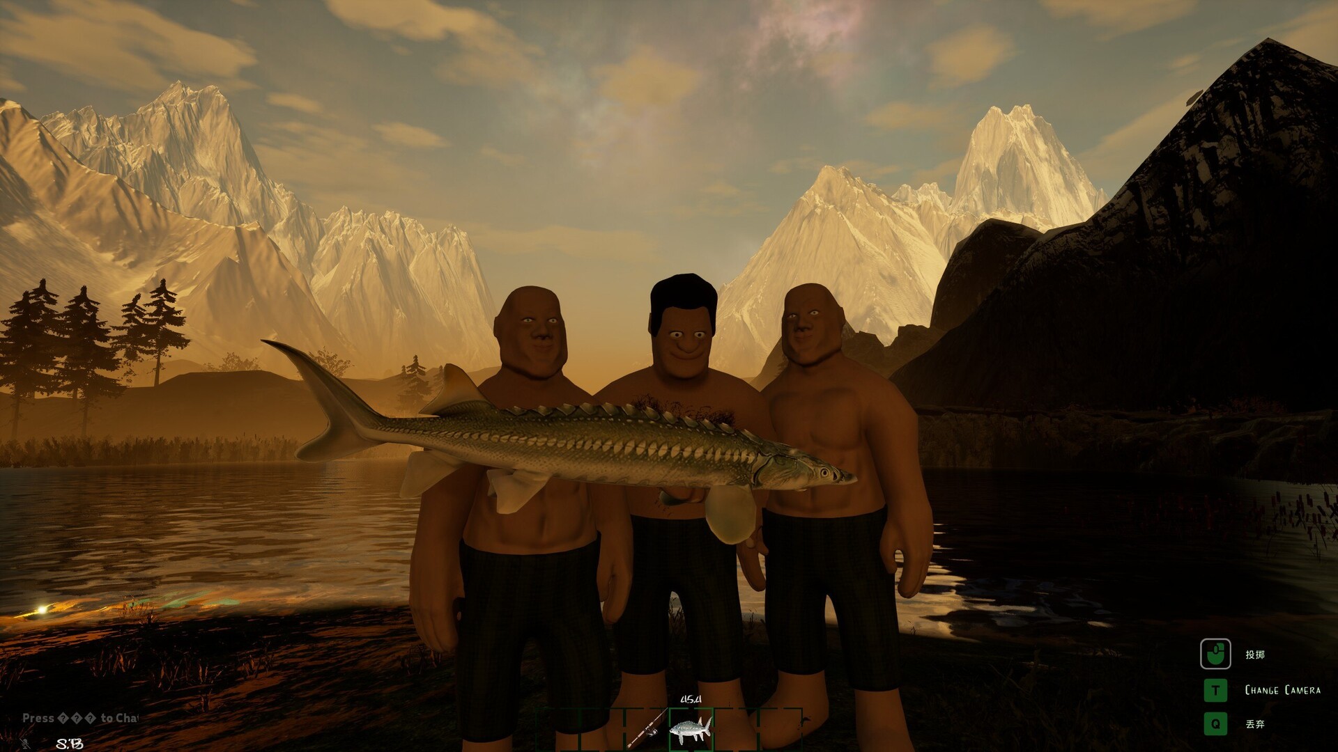 『GONE Fishing』正式版が配信開始。「魚を捧げなければ怪物に食われる」釣りサバイバルホラーゲーム_003