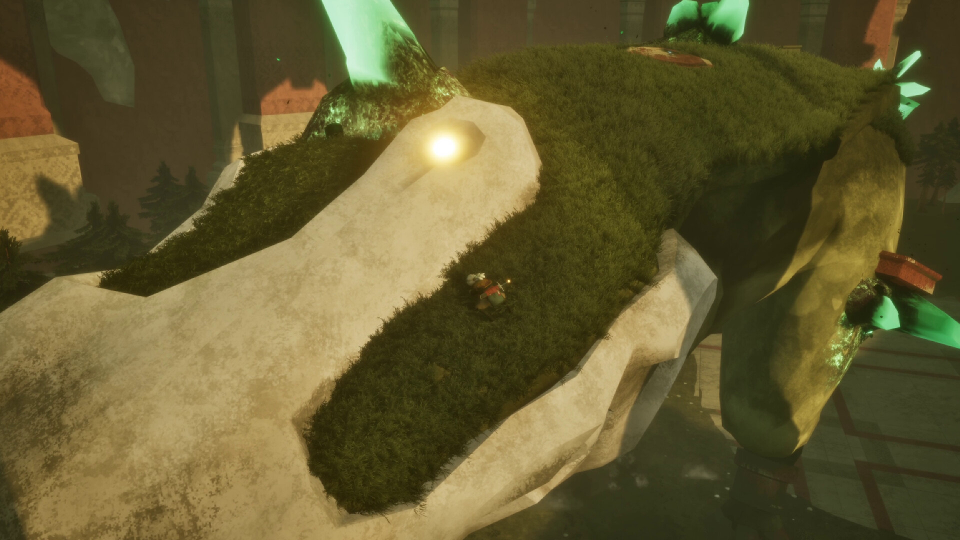 『ナイラとモロスの庭』のゲームプレイトレーラーが公開。『ワンダと巨像』から着想を得た、巨像によじ登るアクションゲーム_004