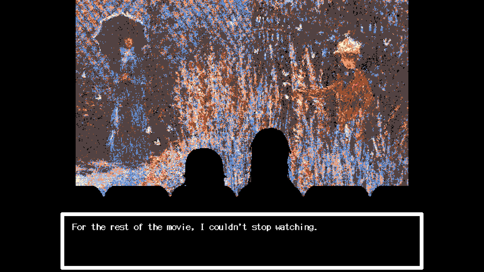 【無料】PC-98風の百合ビジュアルノベルゲーム『if you stay』10月22日にSteam・itch․ioで配信開始_006