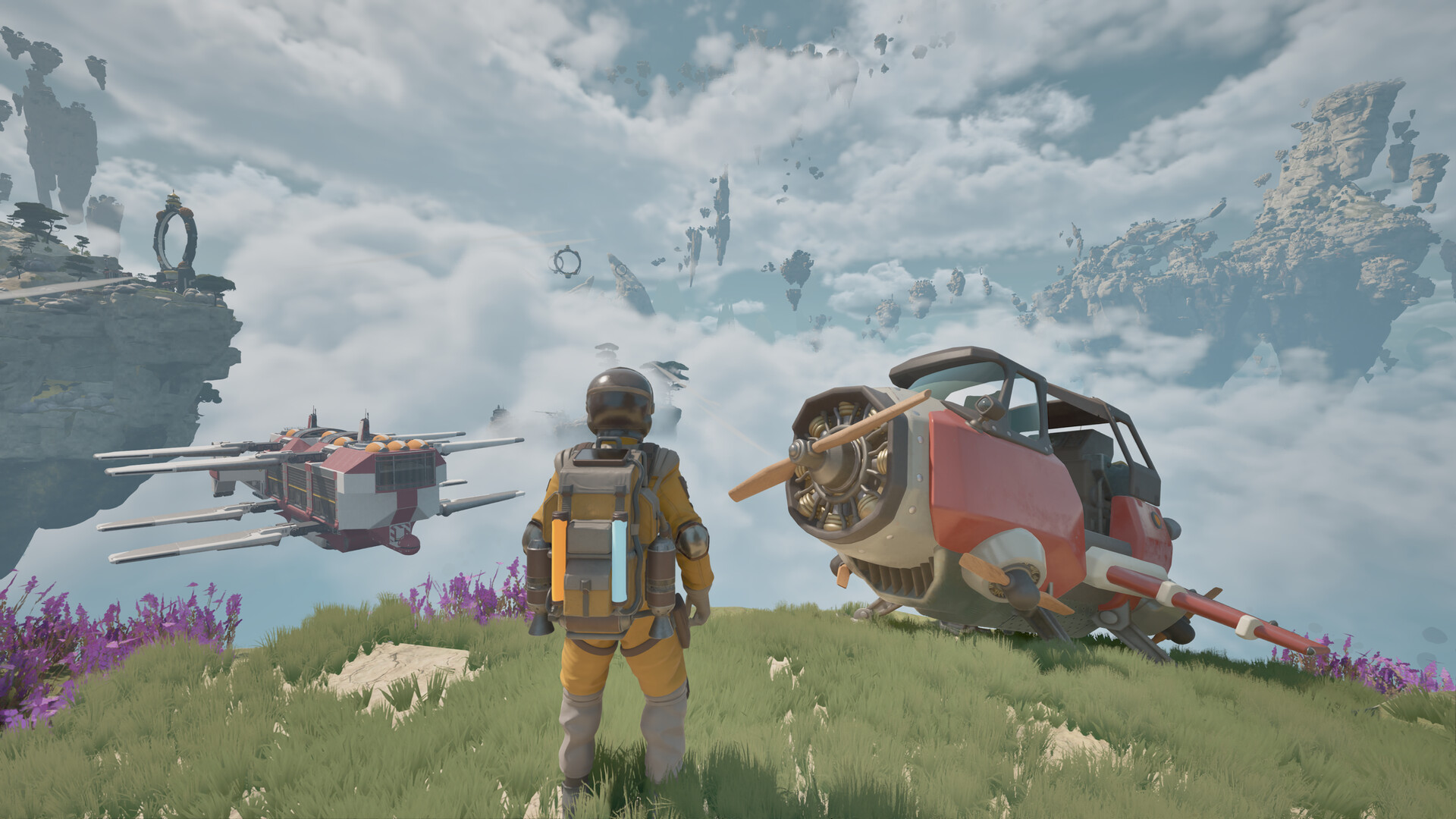 『ATMOSFAR』早期アクセス版がSteamにて10月30日配信。飛行艇で無数の空島を旅するオープンワールド探索ゲーム
_001