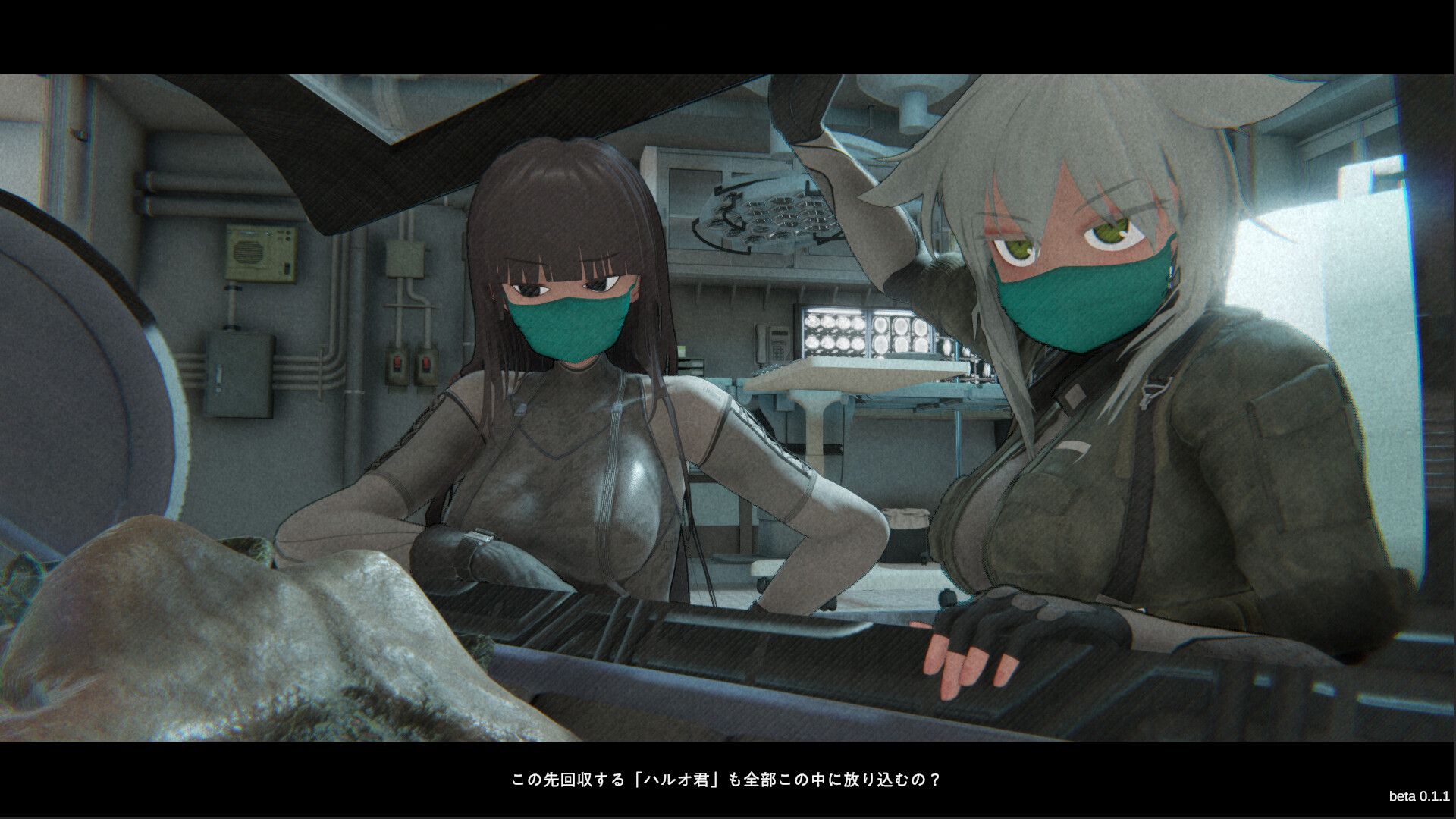 クローン少女たちが水没した施設を探索するゲーム『宇宙人ハルオ君』Steamストアページが公開_007