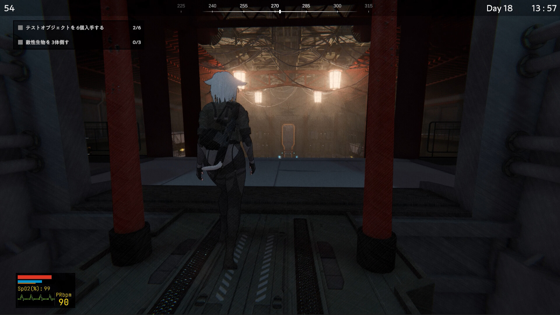 クローン少女たちが水没した施設を探索するゲーム『宇宙人ハルオ君』Steamストアページが公開_001